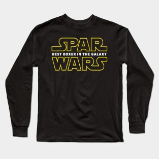 SPAR WARS - BEST BOXER IN THE GALAXY Long Sleeve T-Shirt